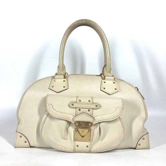 LOUIS VUITTON M91891 Suhali Spaerb Shoulder Bag Hand Bag Suhari leather White - Picture 1 of 14
